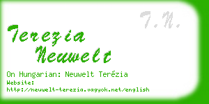 terezia neuwelt business card